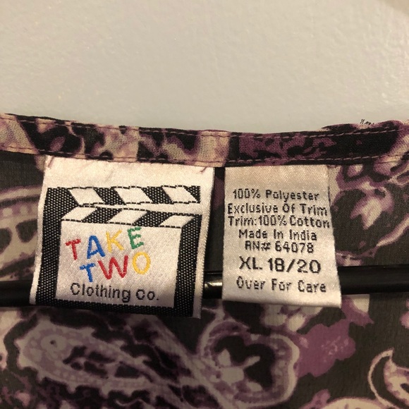 Beach cover up blouse - Picture 2 of 3